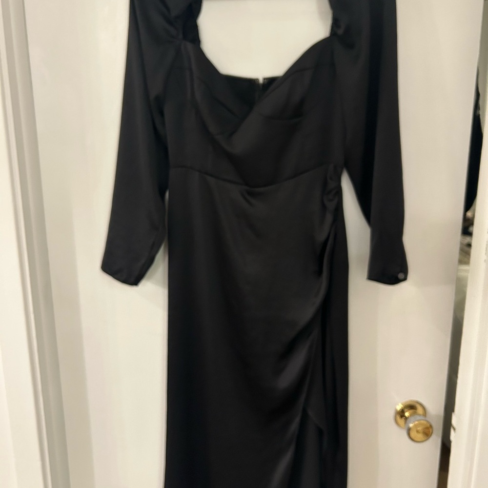 Wilfred Black Long Sleeve Dress
